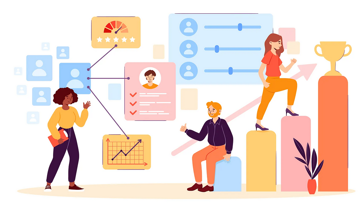 Graph and magnifier icon for analysis and optimization